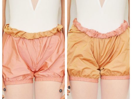 Bullet Pointe - Parachute Reversible Shorts - Child Adult (BP 13501) - Peach Tan For Cheap