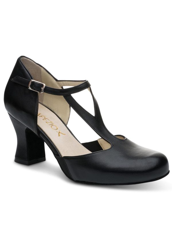 Capezio - Charlotte Closed Toe Character Shoe 2.5   Heel - Adult (829W) - Black FINAL SALE Online Hot Sale