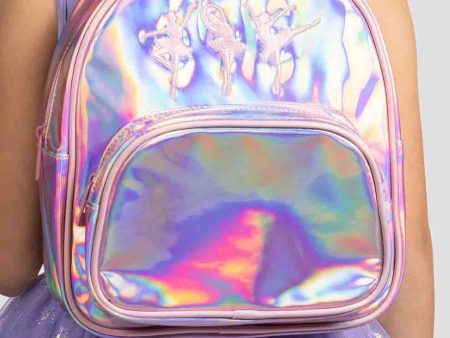 Mirella - Iridescent Ballerina Backpack (A808C) - Iridescent Pink Online now