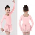 Bloch - Girls Long Sleeve Skirted Leotard - Child (CL5309) - Light Pink Sale