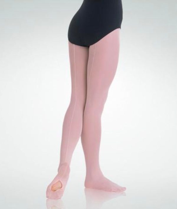 Body Wrappers - TotalSTRETCH Covertible Tights with Backseam - Child Adult (C45 A45) - Theatrical Pink on Sale