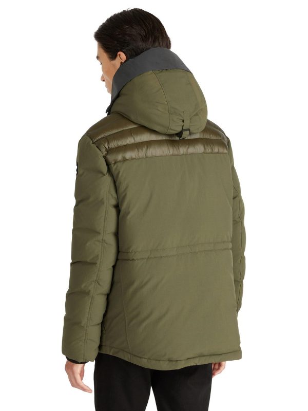 Mikkel Men s Mixed-Media Parka Fashion