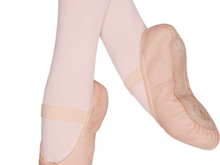 Eurotard - Tendu Leather Ballet Shoe - Child Adult (A2001) - Pink - FINAL SALE Supply