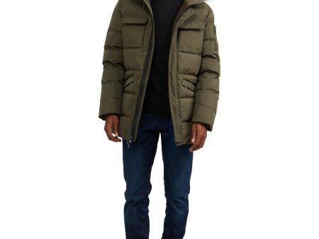 Hamilton Men s Quilted Parka w Faux Fur Trim on Sale