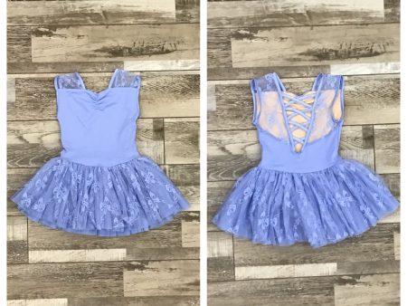 *Danz N Motion - Gilenia Dress - Child (24201C) - Cornflower Blue Online now