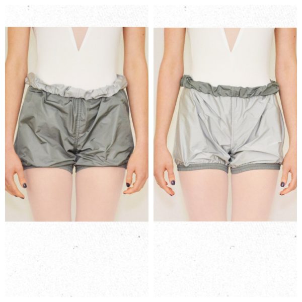 Bullet Pointe - Parachute Shorts - Child Adult (BP 13501) - Dark Gray Light Gray Fashion