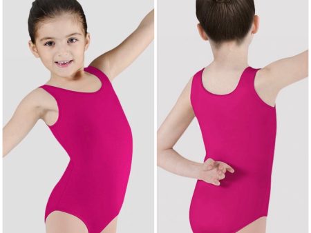 Bloch - Dynamic Tank Leotard - Child (CL5605) - Berry For Cheap