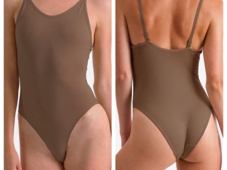 Silky Dance - Seamless Low Back Camisole - Child Adult - Dark Nude FINAL SALE Online Hot Sale