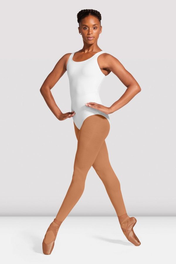 Bloch - Basic Tank Leotard - Adult (L5405) - White FINAL SALE Discount