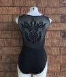 Ballet Rosa -Crystale V-Front Full Back Leotard - Adult (1115MFA) - Noir Hot on Sale