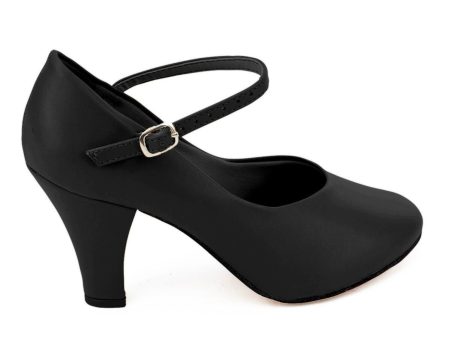 So Danca - Chloe 3  Braced Heel Character Shoe (CH53) - Black Fashion