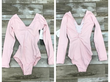 So Danca - Ruth Long Sleeve Leotard with Pinch Front and Low Back - Child (SL118) - Light Pink (GSO) Fashion