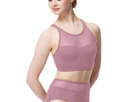 Lulli Dancewear - Trayce Camisole Bra Top - Adult (LUB378) - Dusty Rose For Cheap