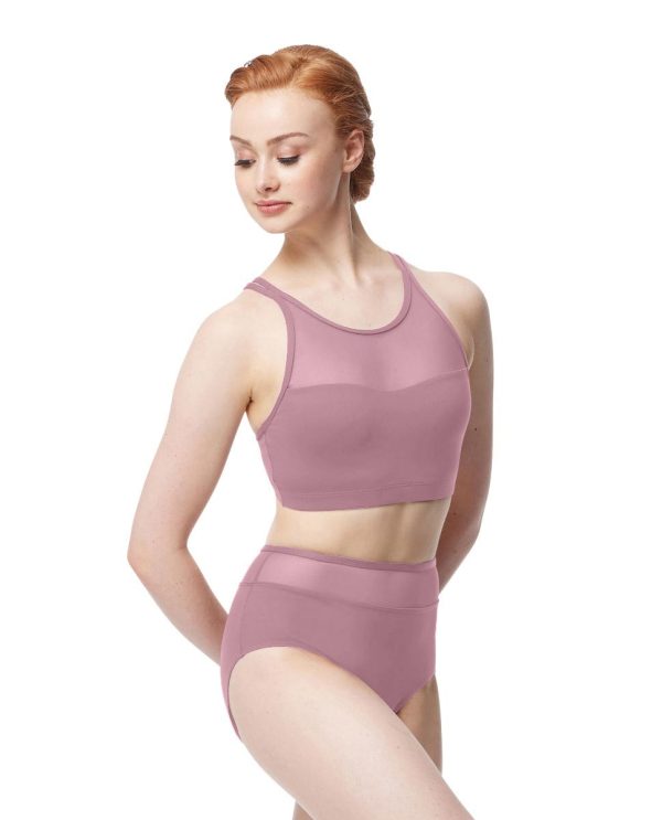 Lulli Dancewear - Trayce Camisole Bra Top - Adult (LUB378) - Dusty Rose For Cheap