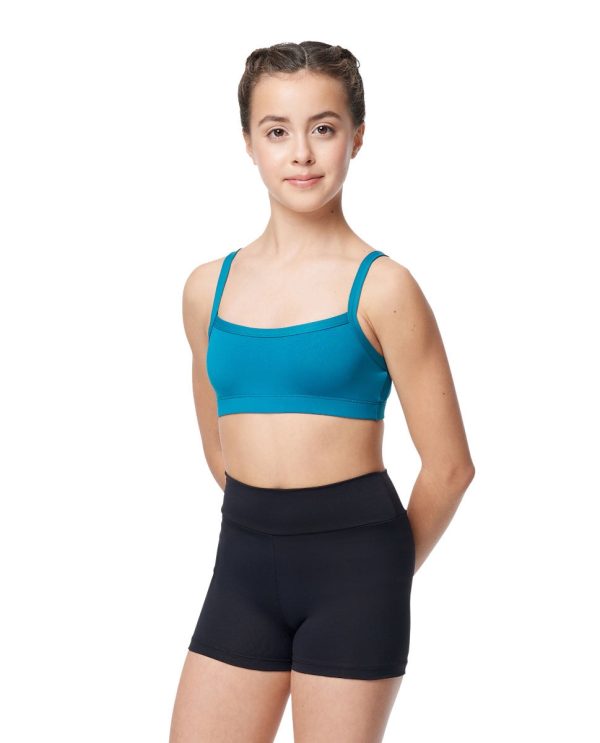 Lulli Dancewear - Diamanta High Waist Shorts- Child - (LUB395C) - Black Hot on Sale