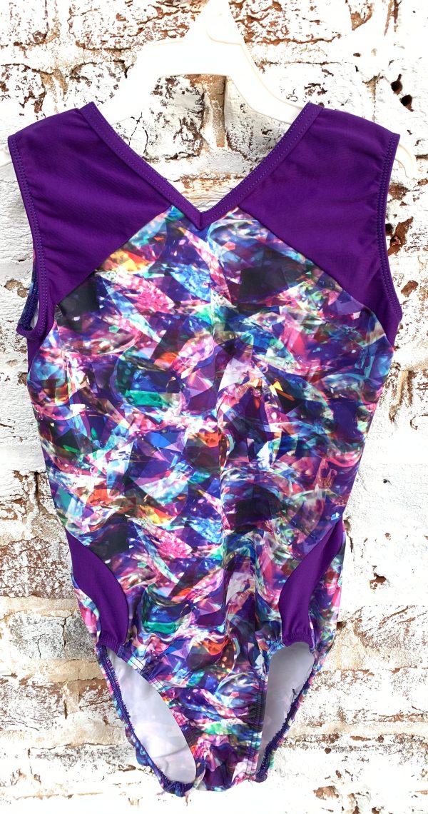 Motionwear - Printed Tank Leotard - Adult (1426-888) - Purple Mix - FINAL SALE (GSO) Fashion