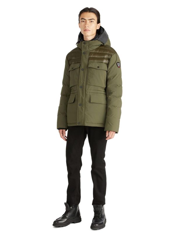 Mikkel Men s Mixed-Media Parka Fashion