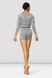 Bloch - Finola Knit Ribbed Short - Adult (R3134) - Grey Marle Sale