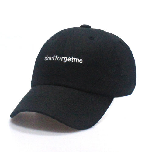 Dont Forget Me Big Size Ball Cap Black P00000JF BLK Hot on Sale