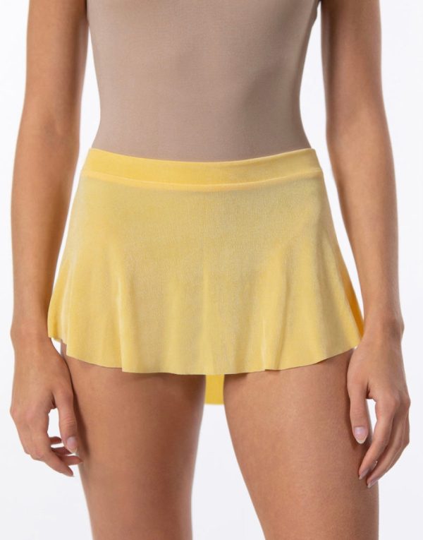 Suffolk - Pull On High Low Slinky Skirt - Child Adult (1006C 1006A) - Lemon (GSO) Online Sale