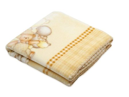 Big Oshi Baby Designed Blanket Beige 80x110cm For Cheap