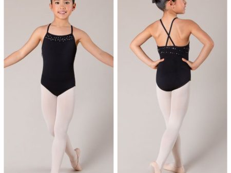 *Energetiks - Carly Camisole Leotard - Child (ICL176BS2) - Black Cheap