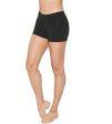 *So Danca - High Waisted Shorts - Child Adult (SL83 SL82) - Black Cheap