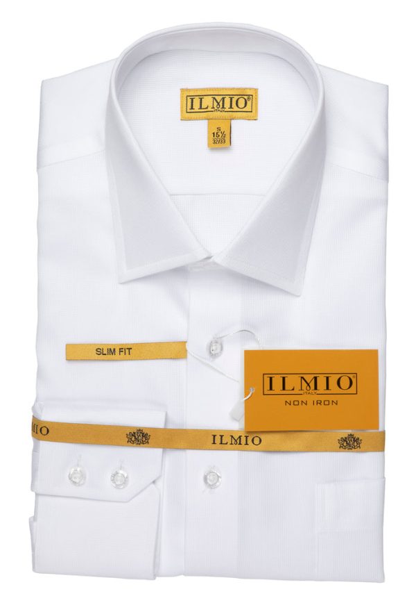 Ilmio F3 Gold Label Mens Shirt Left Over Right Slim Fit For Cheap