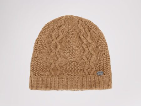 Mary Light Gauge Cable Knit Hat on Sale