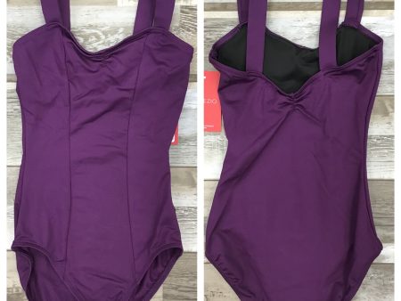 Capezio - Tactel Wide Strap Camisole Leotard - Adult (SE1012W) - Aubergine Hot on Sale