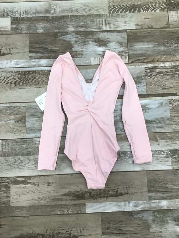 So Danca - Ruth Long Sleeve Leotard with Pinch Front and Low Back - Child (SL118) - Light Pink (GSO) Fashion