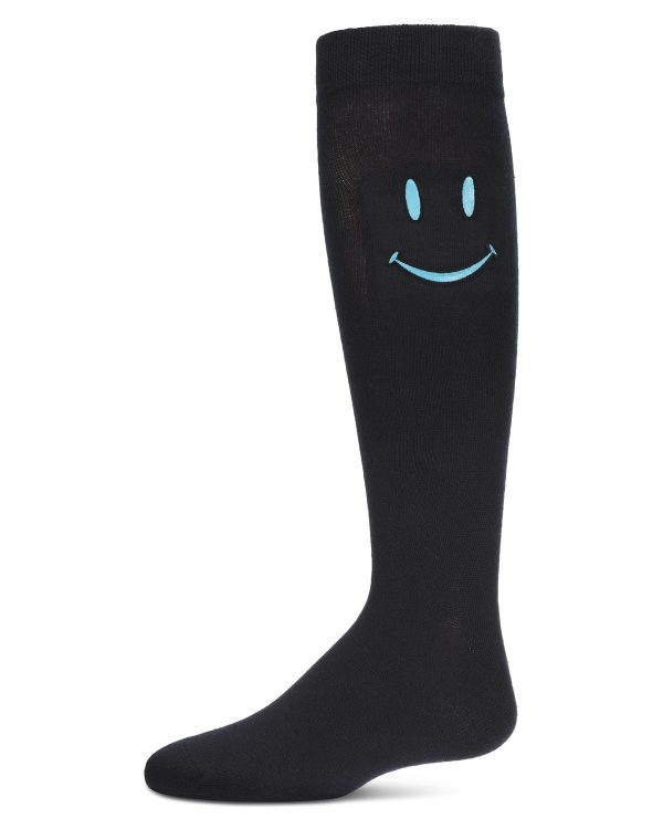 MeMoi Smiley Embossed Knee High For Sale