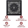 Rothco Trainmen Paisley Bandana – Extra-Large - 27” X 27  Black 4349 BLK For Discount