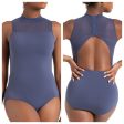 *Capezio - Wildflower Hyacinth High Neck Leotard - Child Adult (12087C 12087W) - Crown Blue on Sale