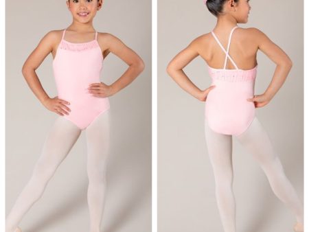 *Energetiks - Carly Camisole Leotard - Child (ICL176BS2) - Candy Pink Sale