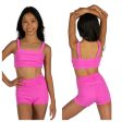 XO Dance Co - Sassy Scrunch Short - Child (24006) - Pink Pop Hot on Sale