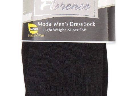 Florence Modal Mens Dress Ribbed Sock Style: 210 For Discount