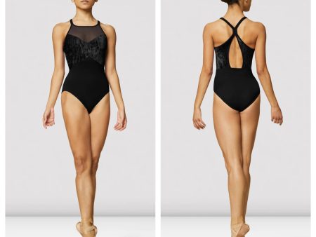 *Bloch - High Neck Racer Back Leotard - Child Adult (TWL1007 L1007) - Black (GSO) Hot on Sale