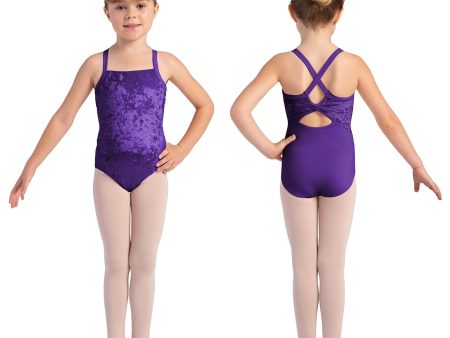 *Bloch - Velvet Cami Leotard - Child (CL1037) - Amethyst Sale