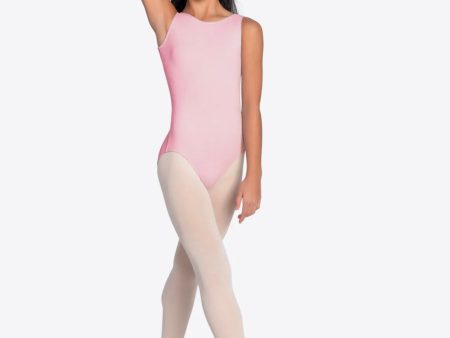 So Danca - Franca Tank Boat Neck Leotard - Child (SL168) - Light Pink For Sale