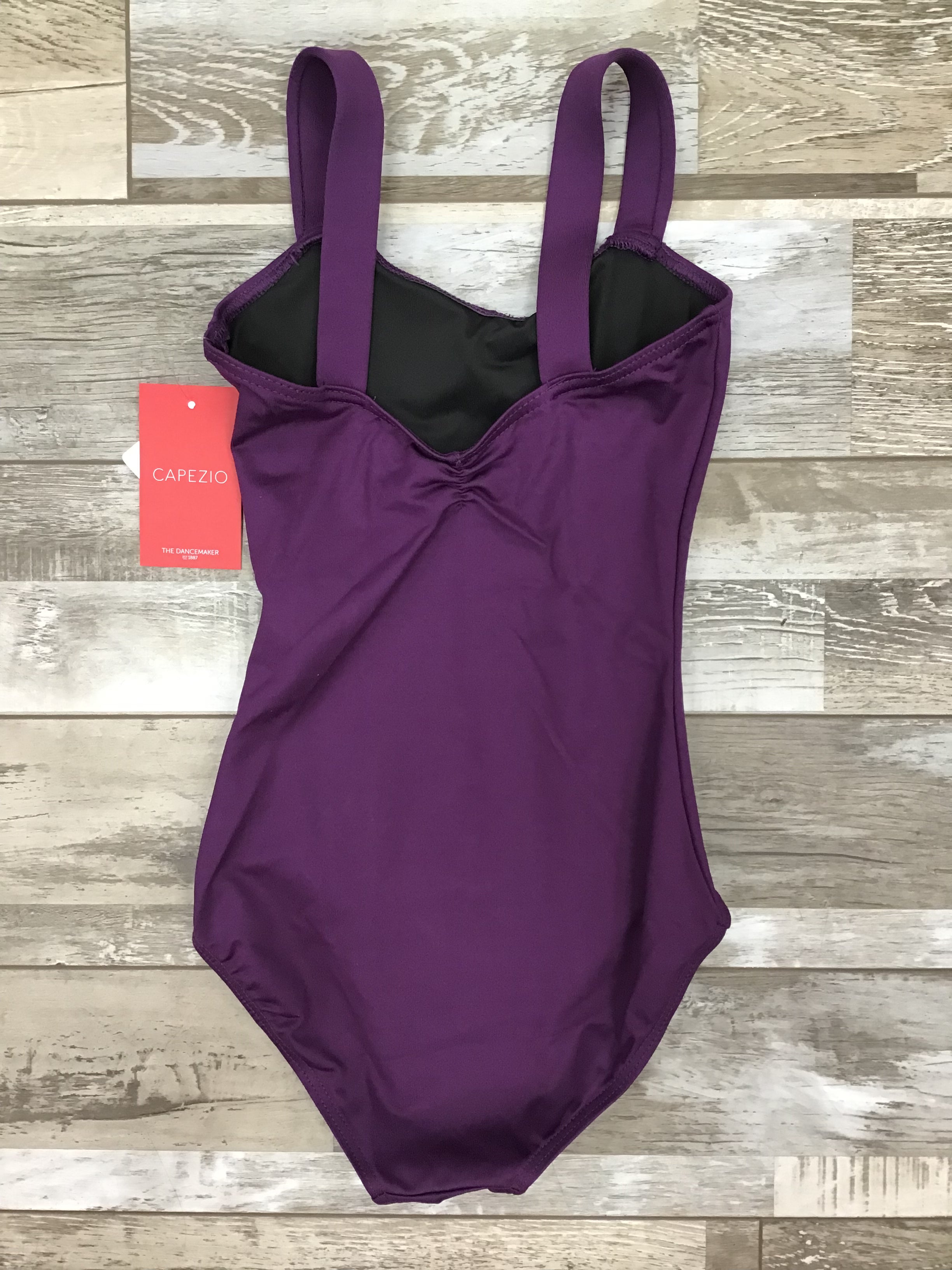 Capezio - Tactel Wide Strap Camisole Leotard - Adult (SE1012W) - Aubergine Hot on Sale