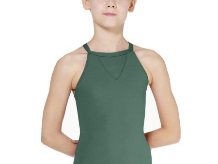 *Lulli Dancewear - Virginia Camisole Leotard - Child Adult (LUB812C LUB812) - Dark Green Online now