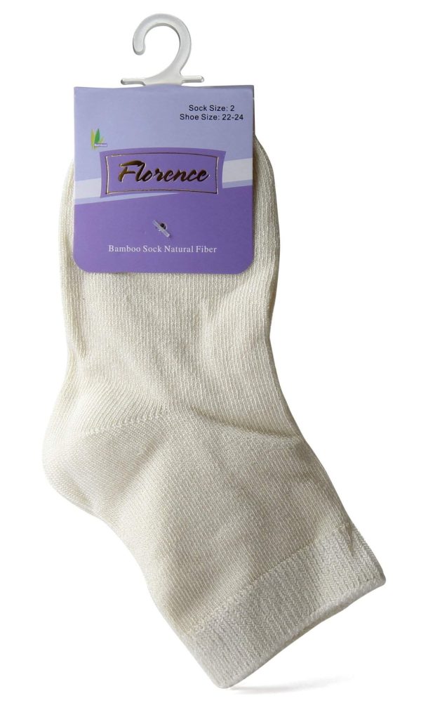 Florence Natural Fiber Bamboo Sock For Shoe Sizes: 28-30. Style: 179 For Sale