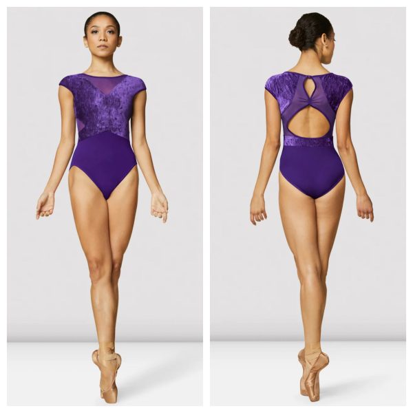 Bloch - Boat Neckline Cap Sleeve Leotard - Adult (L4122) - Amethyst Cheap