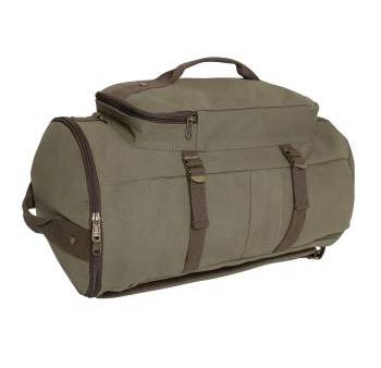 Rothco Convertible Canvas Duffle Backpack 19  Olive Drap Brown 2515 Online now