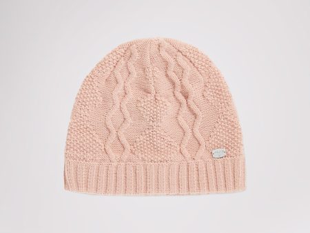 Mary Light Gauge Cable Knit Hat Cheap