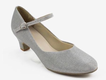 So Danca - Rachelle 1.5” Heel Sparkly Ballroom Shoe - Adult (BL116) - Silver For Discount