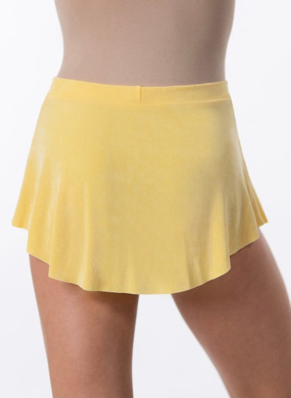 Suffolk - Pull On High Low Slinky Skirt - Child Adult (1006C 1006A) - Lemon (GSO) Online Sale