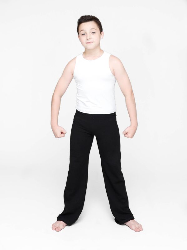 Body Wrappers - Jazz Pant - Boys (B191) - Black Online now