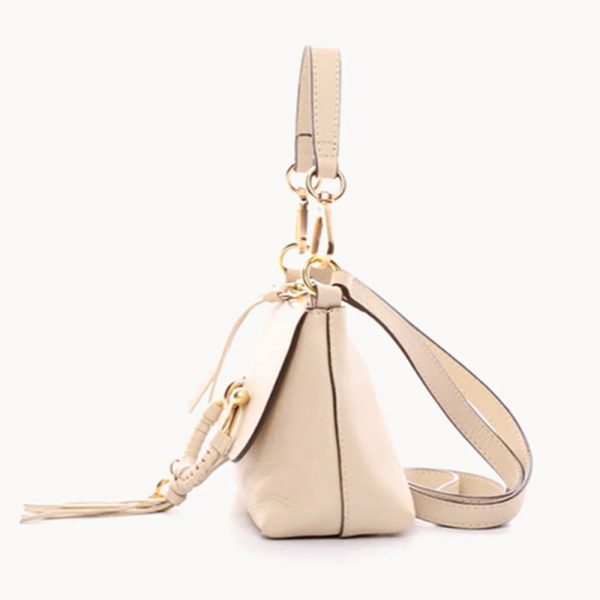 See by Chloé Mini Joan Crossbody Bag Cement Beige CHS18WS975388 24H Online